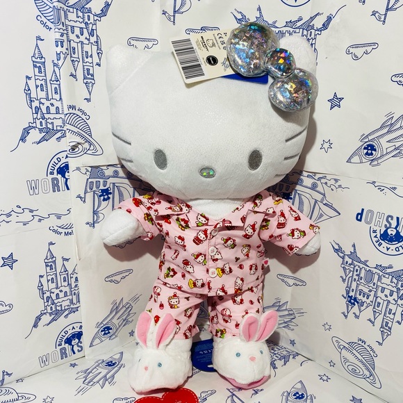 BuildABear Toys Buildabear Hello Kitty 25th Anniversary Silver